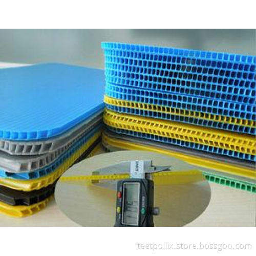 Non - Toxic Non - Pollution Corrugated Plastic Sheets Corre